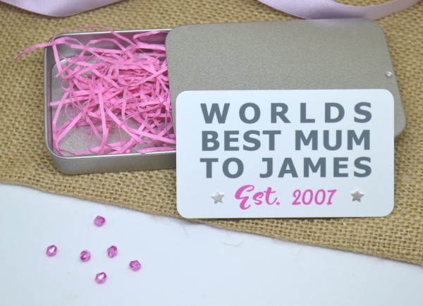 Worlds Best Mum Personalised Earring Gift Set